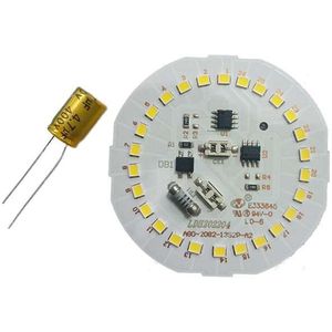 LED DOB مهتابی 220VAC 26ED 20W گرد قطر 61mm - همراه با خازن الکترولیتی