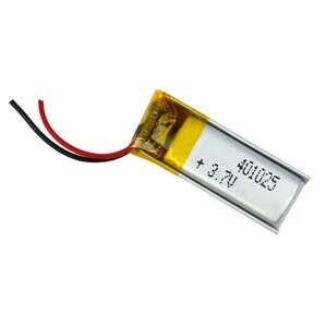 باتری لیتیوم پلیمر 3.7v ظرفیت 150mAh کد 401025