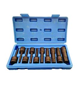 جعبه باز : ست 10 عددی آلن بکسی شش گوش H درایو 1/2 فشارقوی بلکام BELKOM مدل HE10