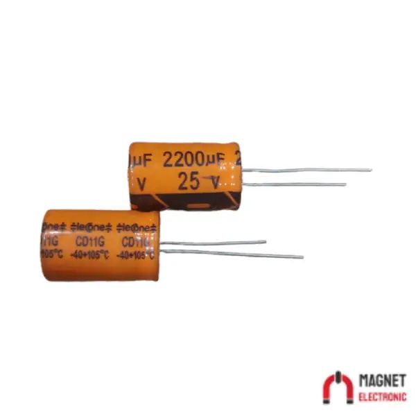 2200UF 25V YTF خازن الکترولیت 108007061