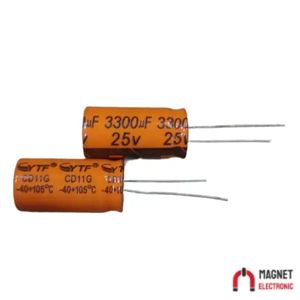 3300UF 25V YTF خازن الکترولیت 108007083