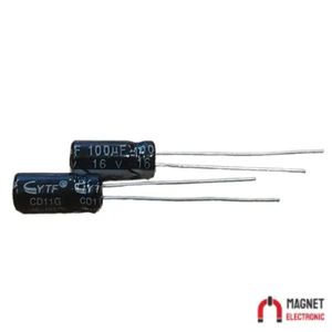 100UF 16V خازن الکترولیت