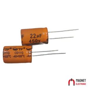 22UF 450V خازن الکترولیت