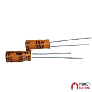 10UF 25V خازن الکترولیت