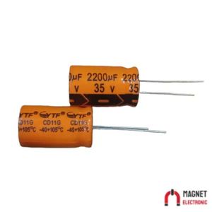 2200UF 35V YTF خازن الکترولیت 108007081