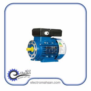 الکتروموتور گوانگلو 0.75کیلووات(1 اسب)، تک فاز ،  1500دور، نیم فلنج B34 ،پوسته آلومینیوم