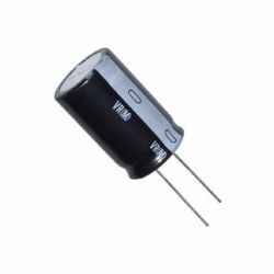 خازن الکترولیتی ایستاده 1µF ولتاژ 450V سایز 13x10mm