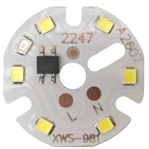 LED DOB مهتابی 220VAC 7LED 5W گرد قطر 32mm