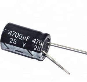 خازن الکترولیتی 4700UF/25V-16X25-105C-BLACK