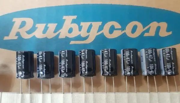 Rubycon 100V 47uf – خازن الکترولیت، 100 ولت، 47 میکروفاراد