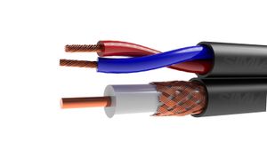 کابل ترکیبی CCTV 2 مشکی -سیمیا متری