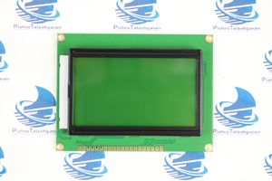 LCD کاراکتری 128*64 سبز با درایور ST7920