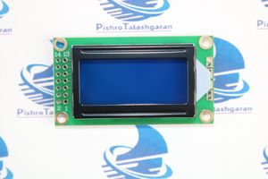 LCD کاراکتری 8*2 آبی