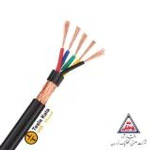 یک متر کابل افشان شیلددار مسی 1*5 برند افشارنژاد خراسان (فروش به صورت حلقه 100 متری)