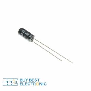 22UF/16V-4X7-105C-BLACK