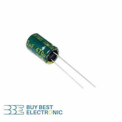 470UF/25V-8X12-105C-GREEN