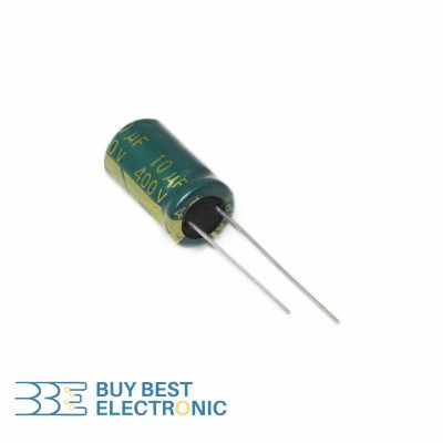 10UF/400V-10X17-105C-GREEN