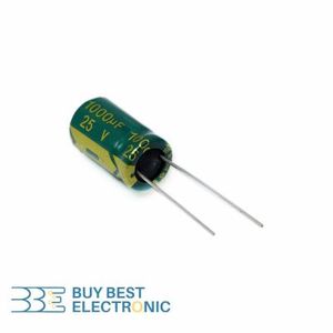 1000UF/25V-10X17-105C-GREEN