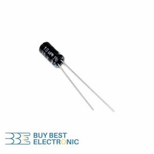 10UF/25V-4X7-105C-BLACK