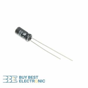 22UF/25V-4X7-105C-BLACK