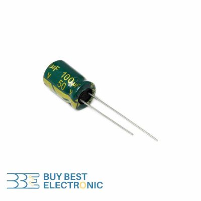 100UF/50V-8X12-105C-GREEN