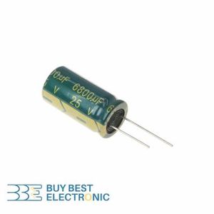 6800UF/25V-16X30-105C-GREEN