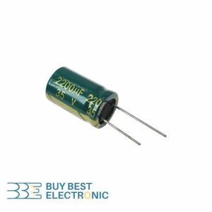 2200UF/35V-16X25-105C-GREEN