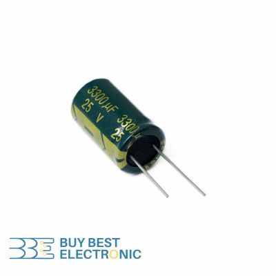 3300UF/25V-16X25-105C-GREEN