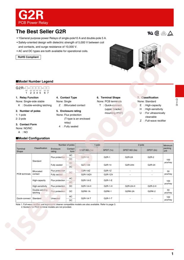 G2R-1A-H-T130 DC12