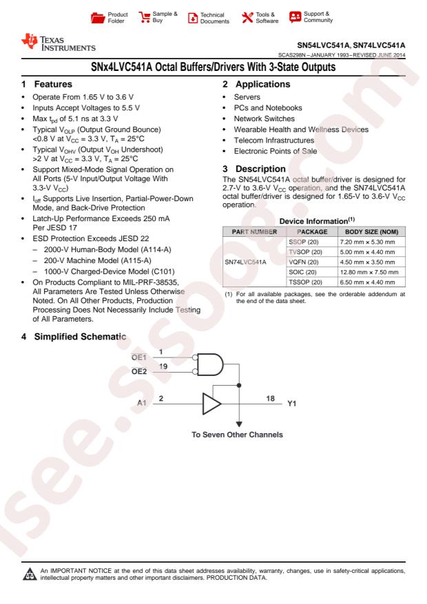 SN74LVC541ADW