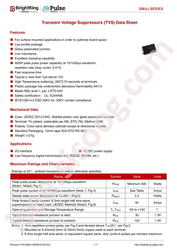 SMAJ400CA-GF