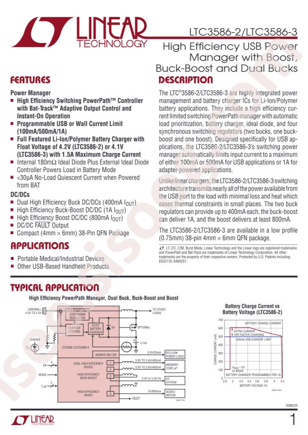 LTC3586EUFE-3#PBF