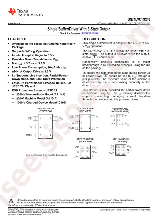 SN74LVC1G240DBVT