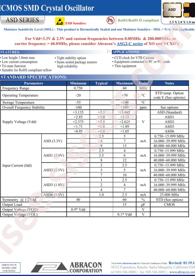 ASD-13.000MHZ-C-S-T3