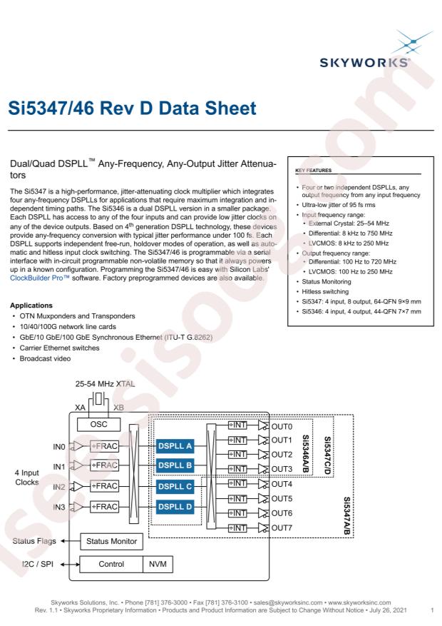 SI5347B-D10010-GM