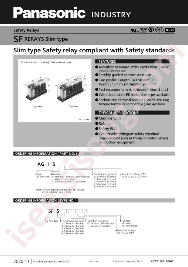 SFS4-L-DC12V-D