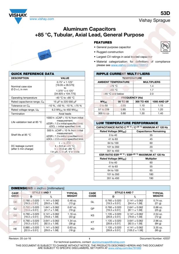 53D132G050GJ6