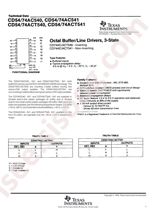 CD74ACT541E