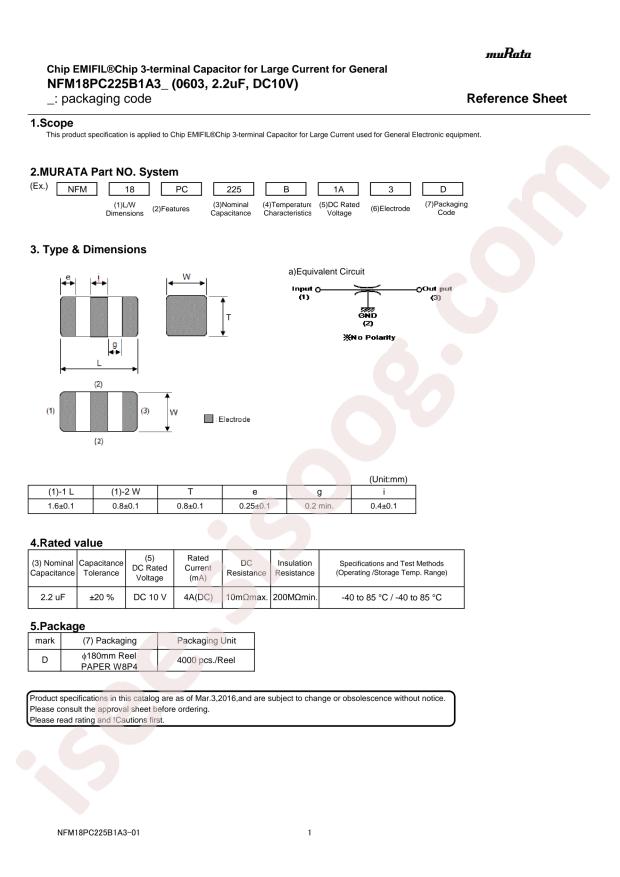 NFM18PC225B1A3D