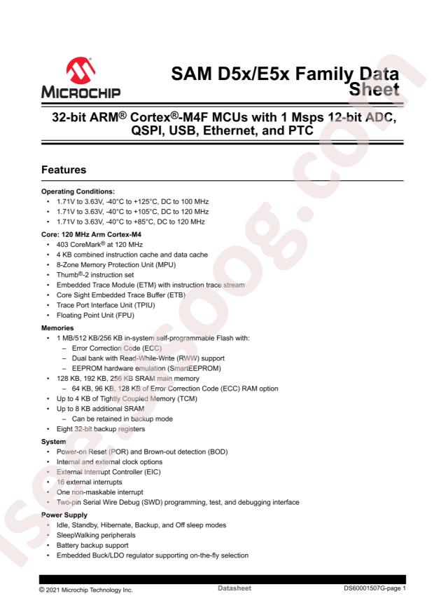 ATSAMD51P19A-CTUT