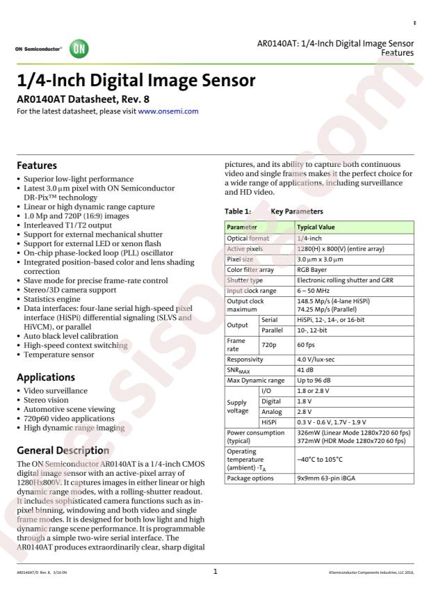 AR0140AT2C00XUEA0-TPBR