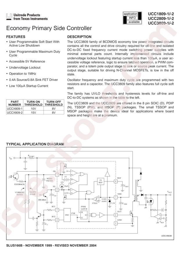 UCC3809PTR-2