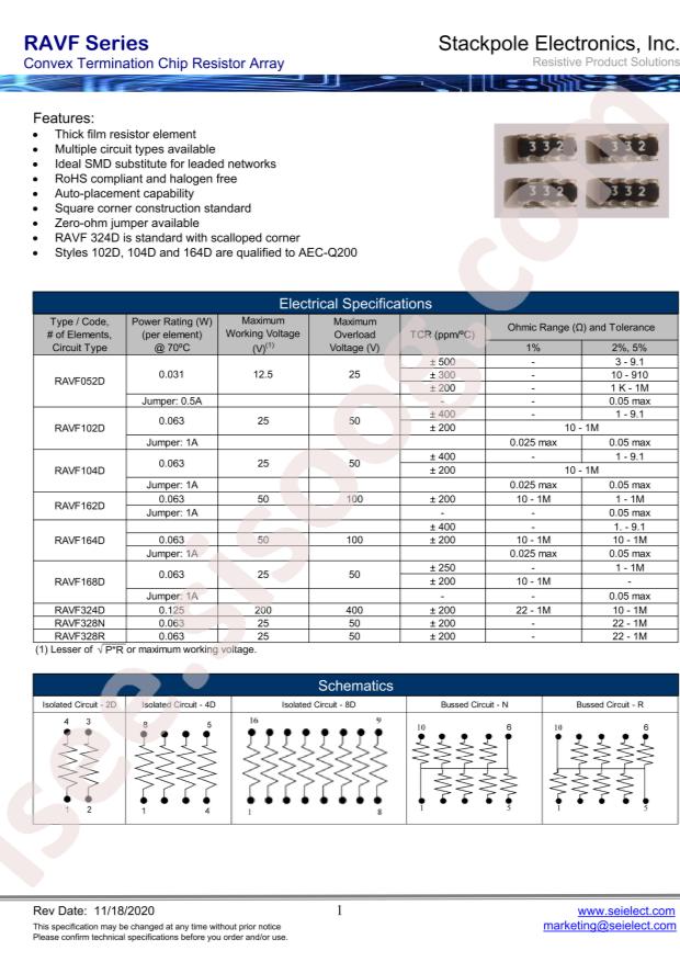 RAVF164DFT1K60