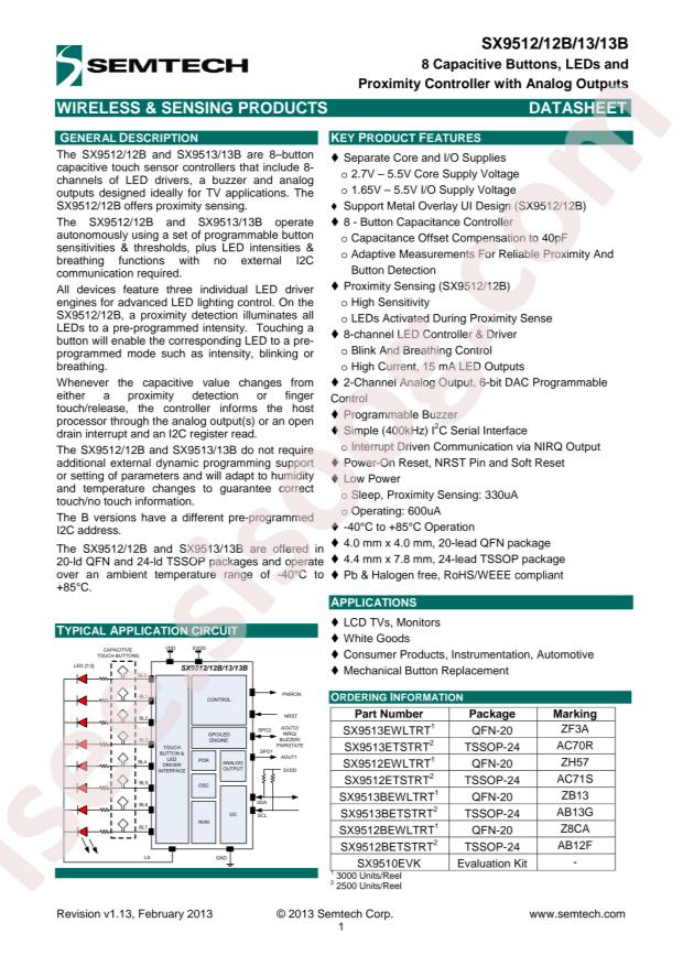 SX9513ETSTRT