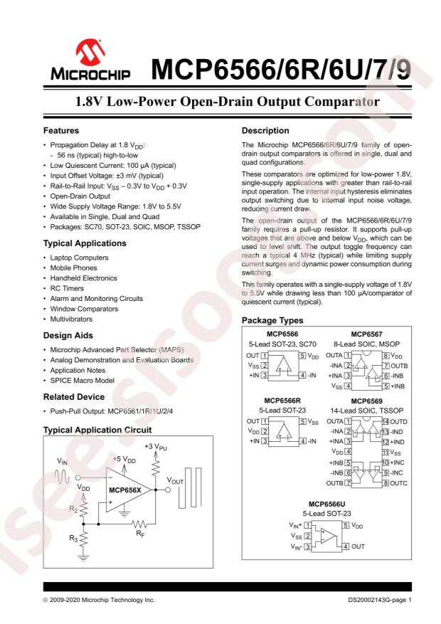 MCP6566T-E/LT