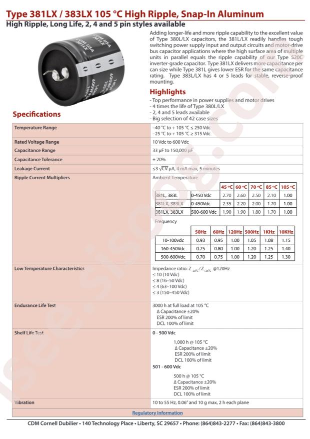 383LX153M100B082V
