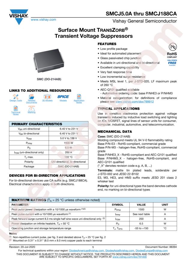 SMCJ6.5CA-E3/9AT