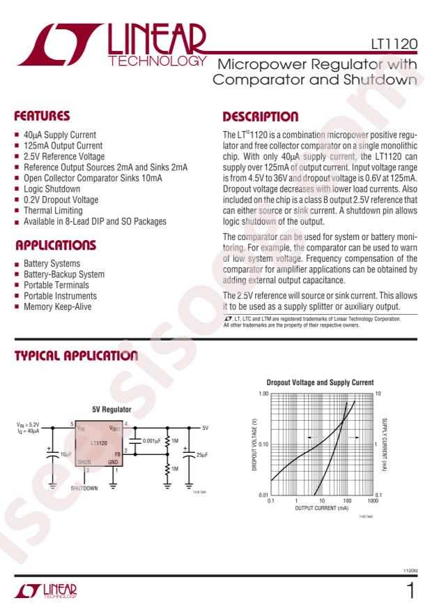 LT1120IS8#PBF
