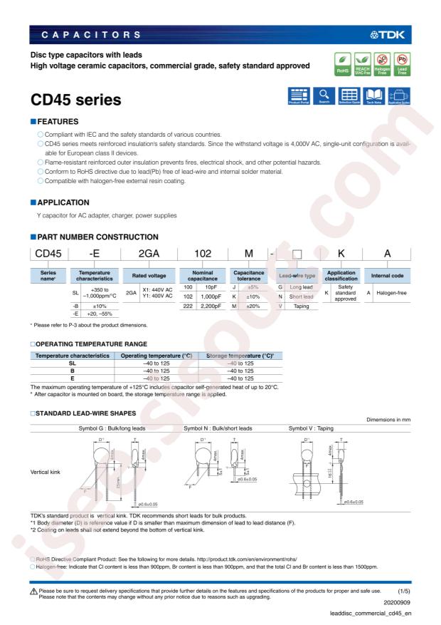 CD45SL2GA100J-VKA