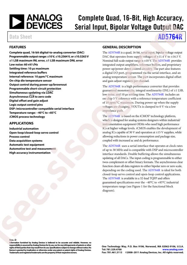 AD5764RCSUZ